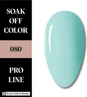 SEMIPERMANENTE 080 10 ML El Turquesa Eléctrico ✨ Gel