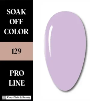 SEMIPERMANENTE 129 10 ML Lila Pastel Soft ✨ Gel