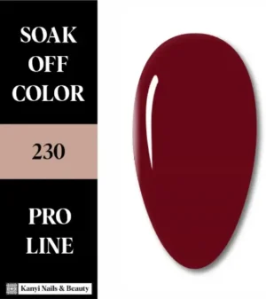 SEMIPERMANENTE 230 10 ML El Borgoña Profundo de Gala ✨Gel